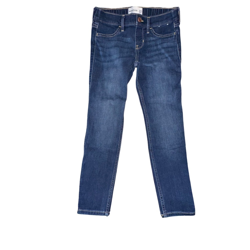 Abercrombie Kids Mid Rise Pull On Jean Legging Blue Denim‎ Size 9/10 Short